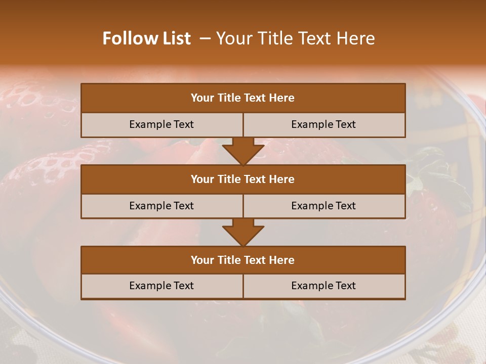Fruta Fruto Caf PowerPoint Template