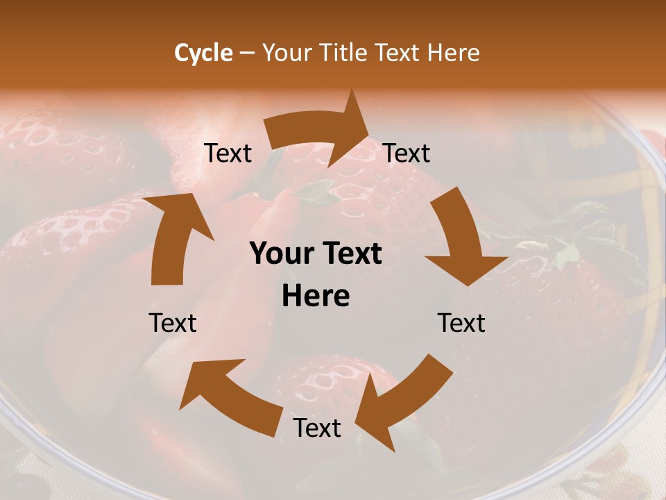 Fruta Fruto Caf PowerPoint Template