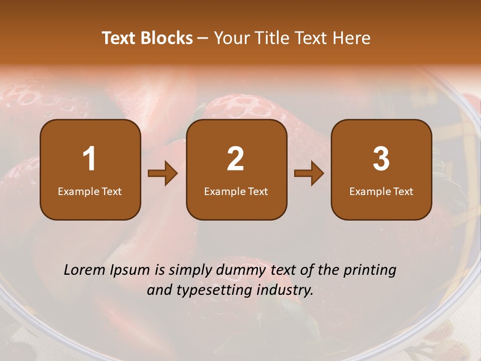 Fruta Fruto Caf PowerPoint Template