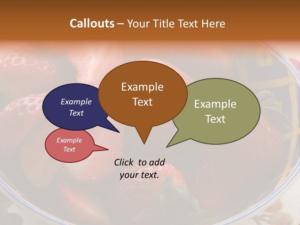 Fruta Fruto Caf PowerPoint Template