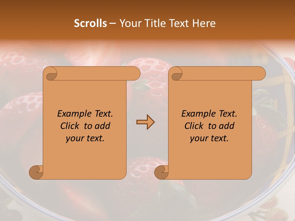 Fruta Fruto Caf PowerPoint Template