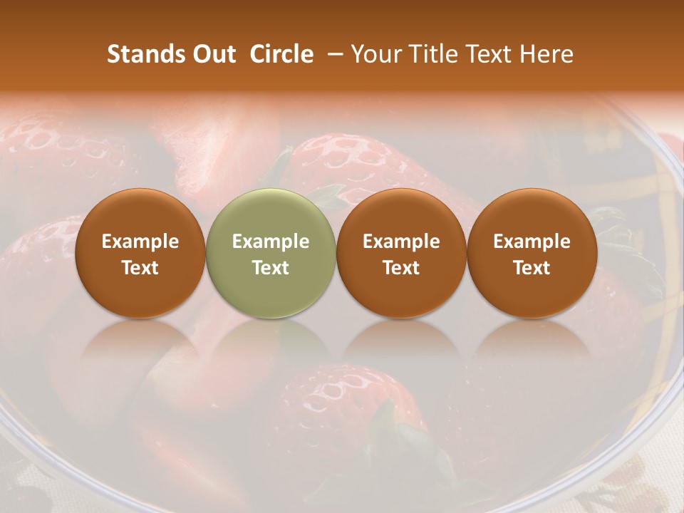Fruta Fruto Caf PowerPoint Template
