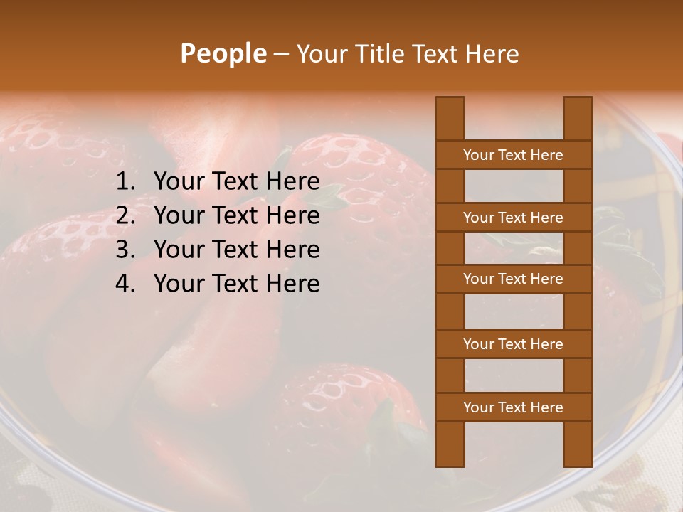 Fruta Fruto Caf PowerPoint Template