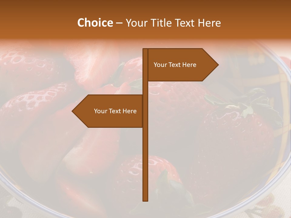 Fruta Fruto Caf PowerPoint Template