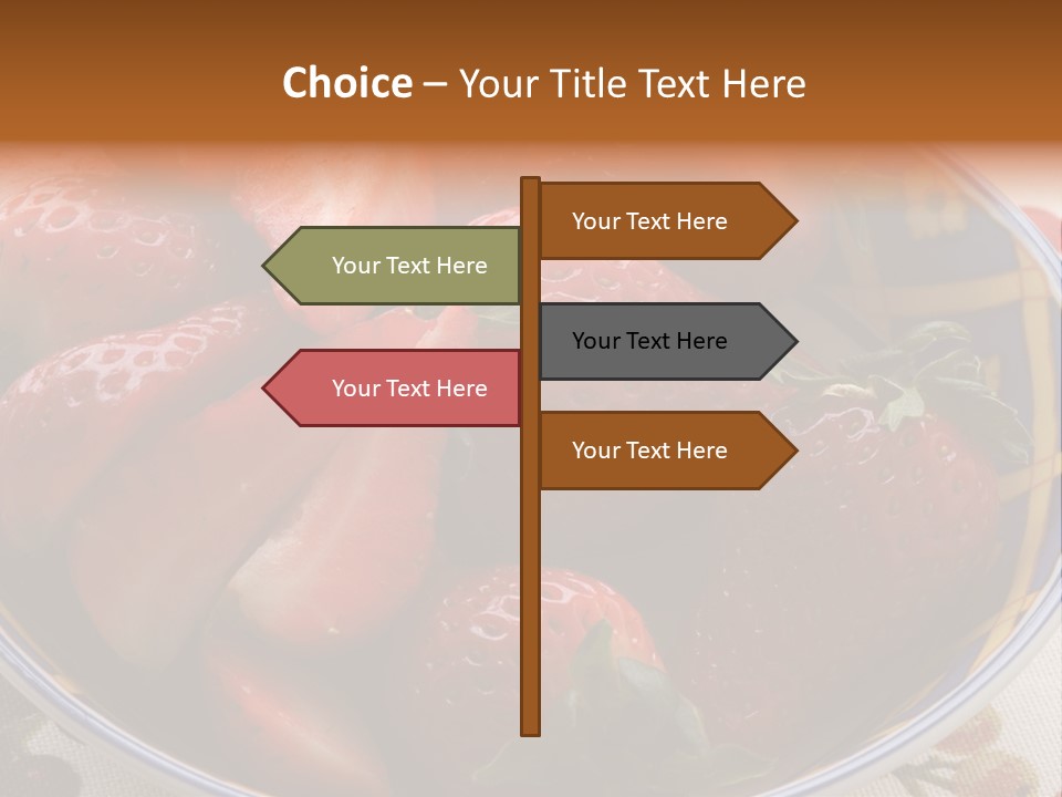 Fruta Fruto Caf PowerPoint Template
