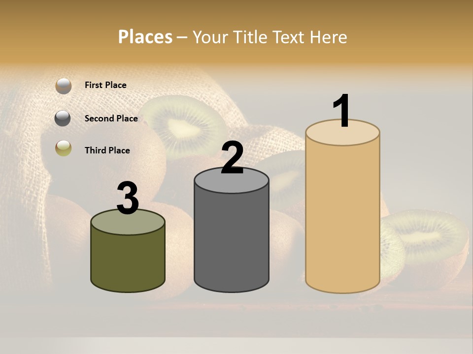 Chinensis Fruto Cortar PowerPoint Template