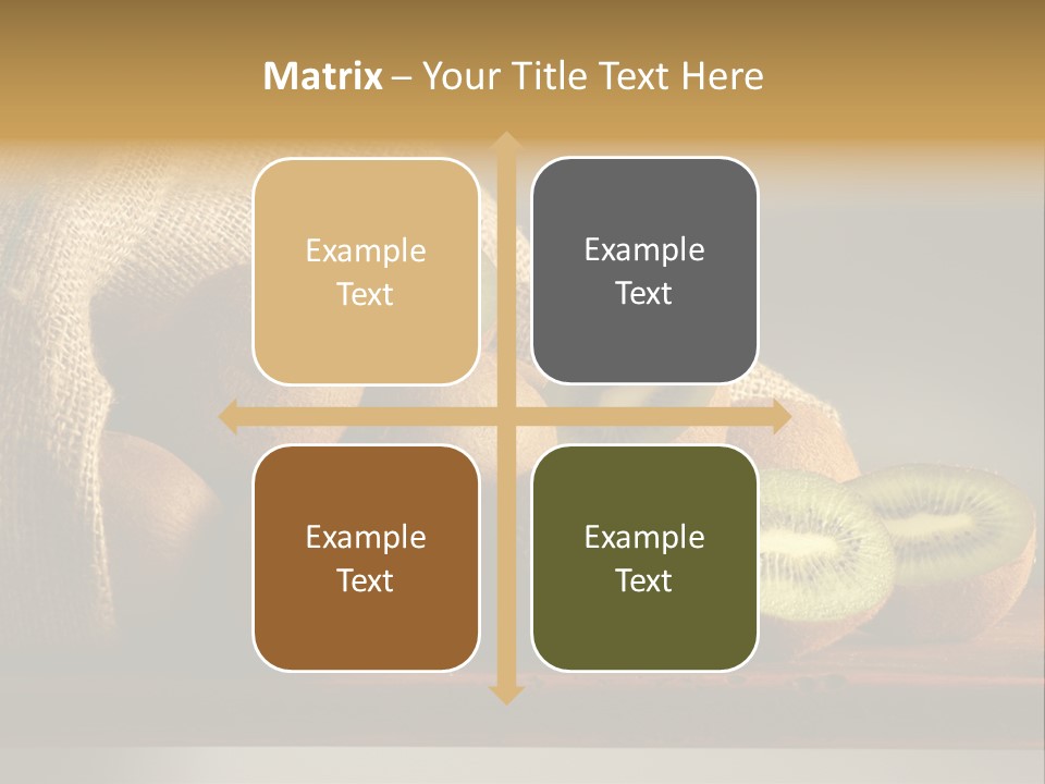 Chinensis Fruto Cortar PowerPoint Template
