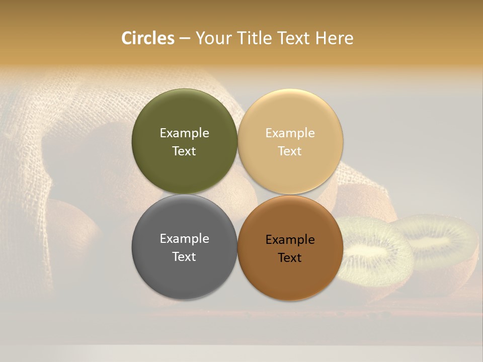 Chinensis Fruto Cortar PowerPoint Template