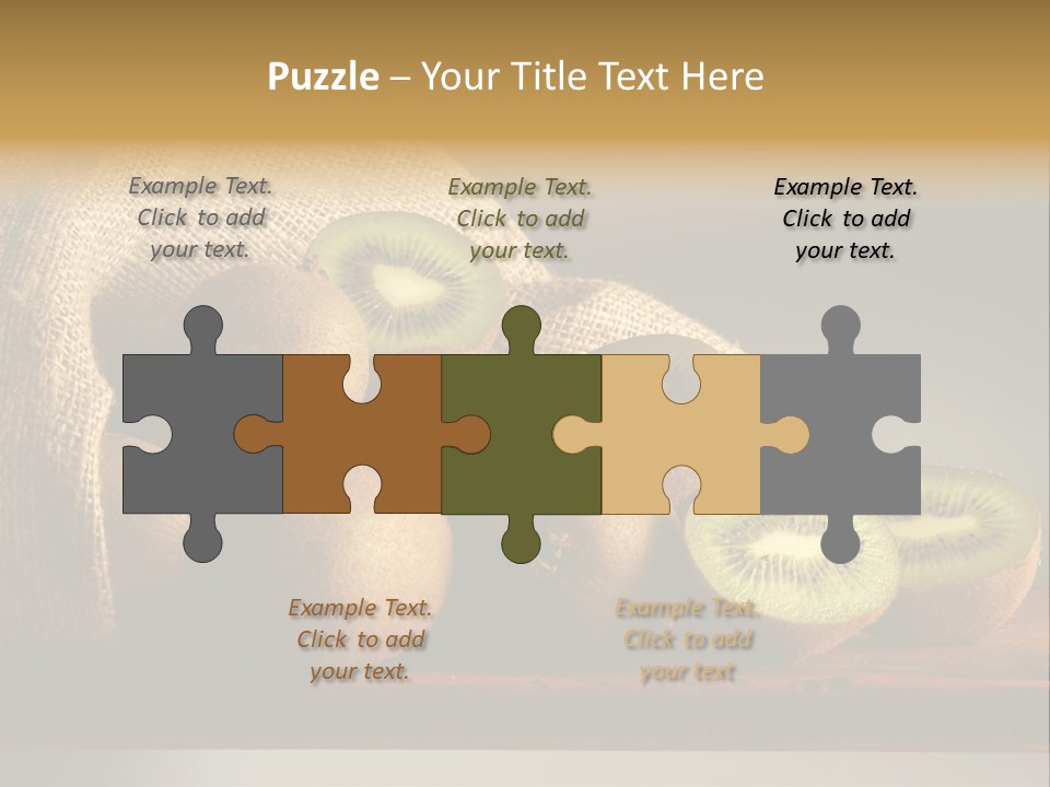 Chinensis Fruto Cortar PowerPoint Template