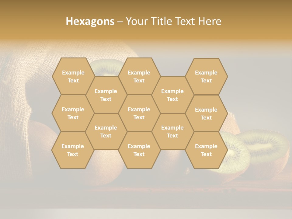 Chinensis Fruto Cortar PowerPoint Template