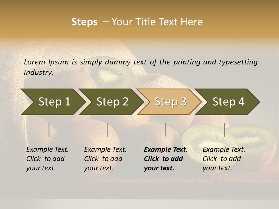 Chinensis Fruto Cortar PowerPoint Template