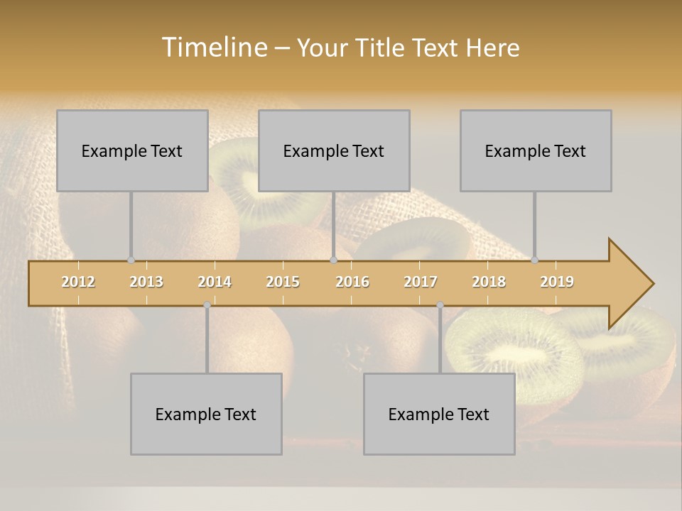 Chinensis Fruto Cortar PowerPoint Template