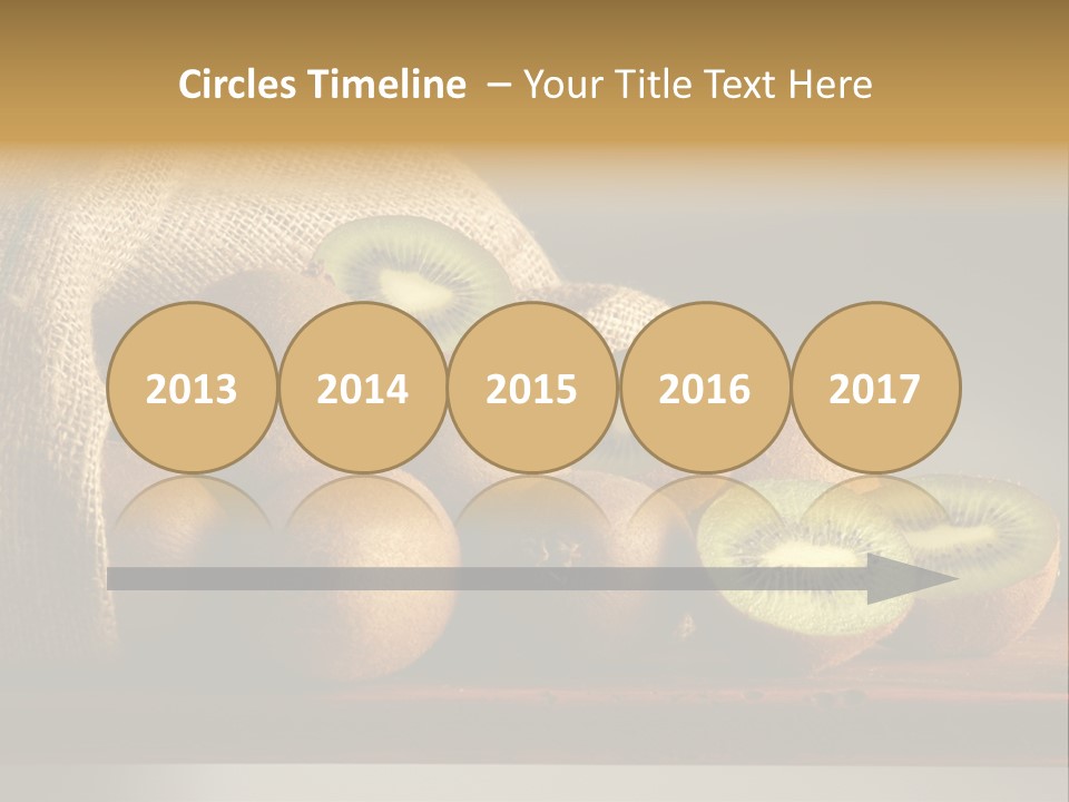 Chinensis Fruto Cortar PowerPoint Template