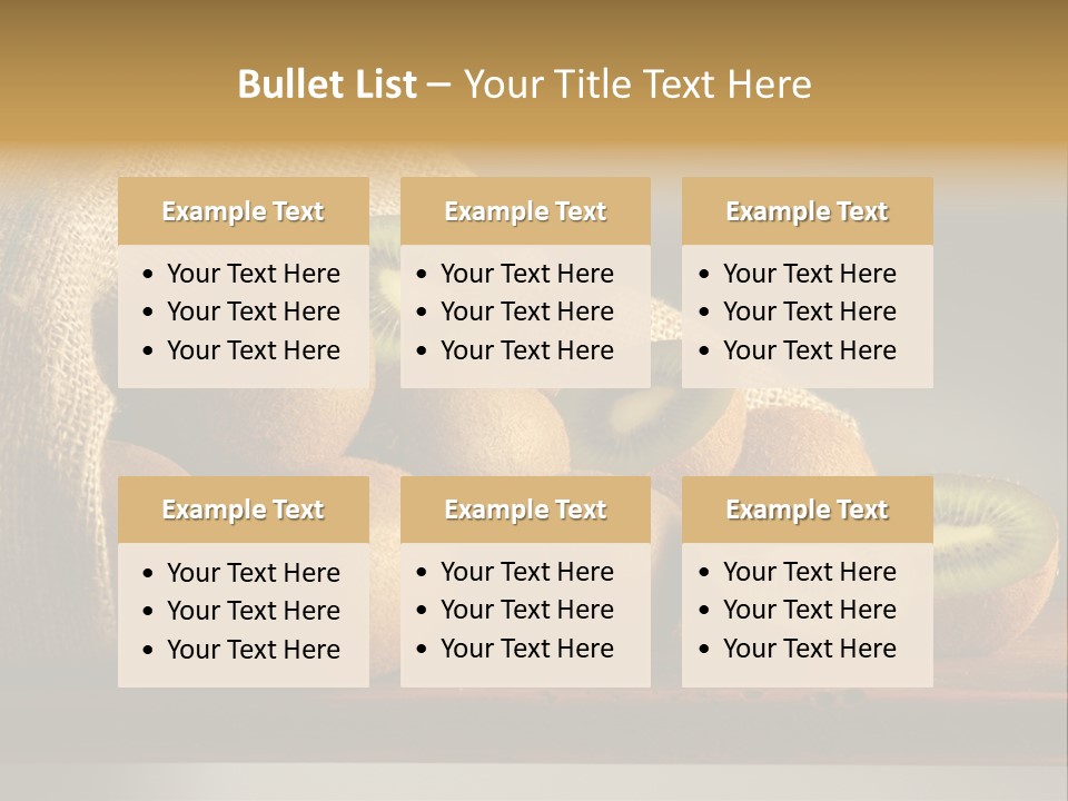 Chinensis Fruto Cortar PowerPoint Template