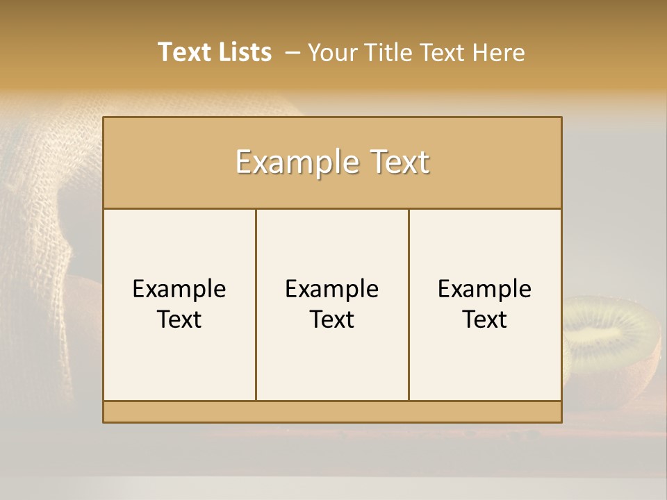 Chinensis Fruto Cortar PowerPoint Template
