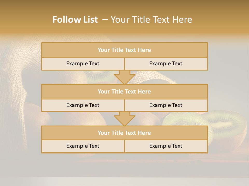 Chinensis Fruto Cortar PowerPoint Template