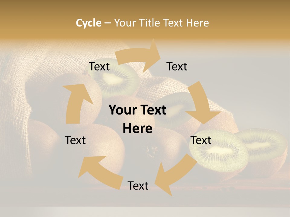 Chinensis Fruto Cortar PowerPoint Template