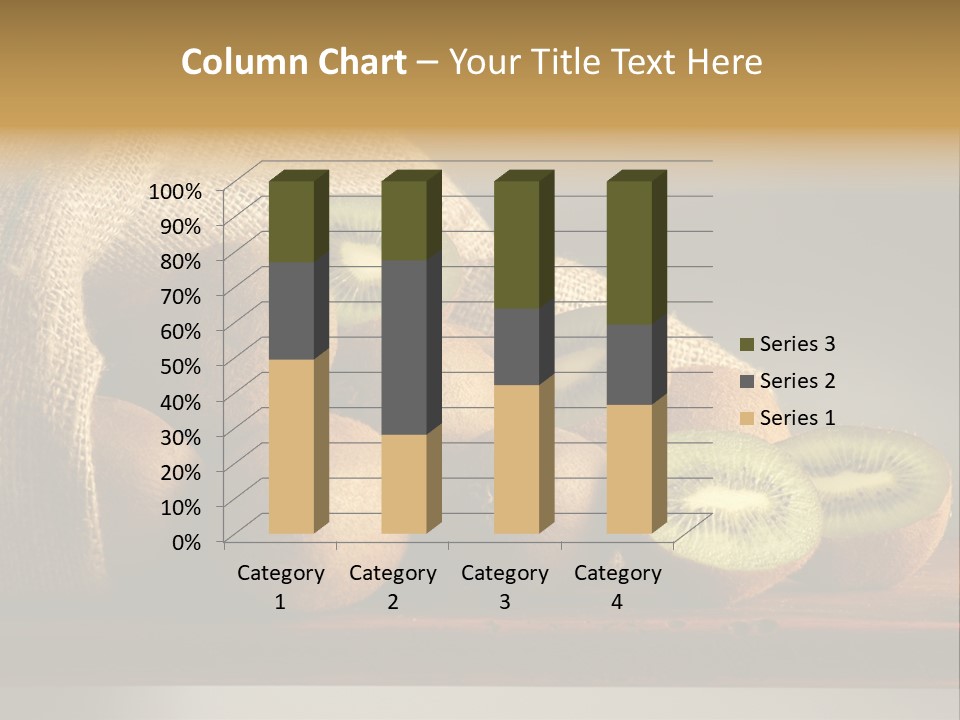 Chinensis Fruto Cortar PowerPoint Template