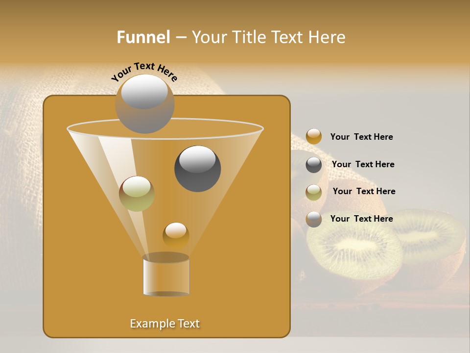 Chinensis Fruto Cortar PowerPoint Template