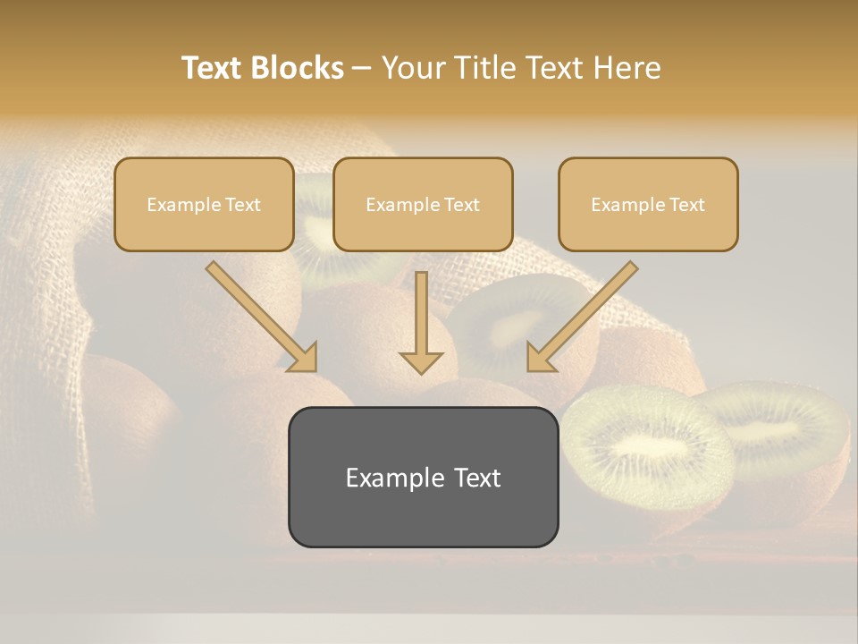 Chinensis Fruto Cortar PowerPoint Template