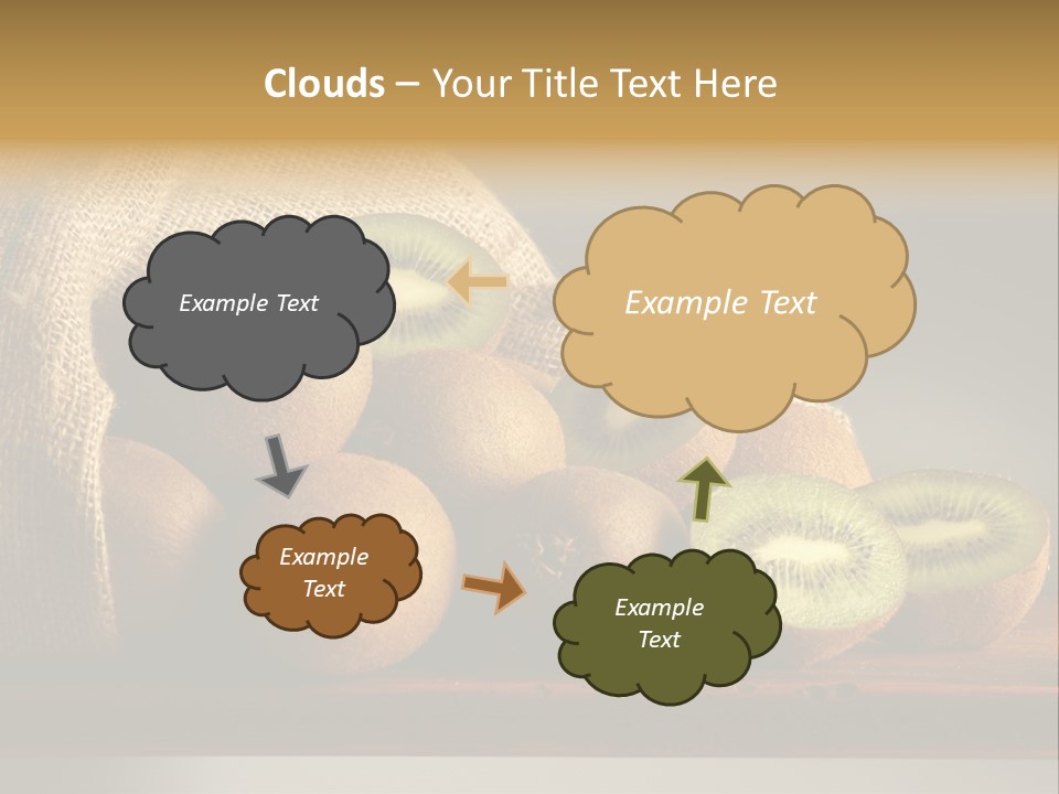 Chinensis Fruto Cortar PowerPoint Template