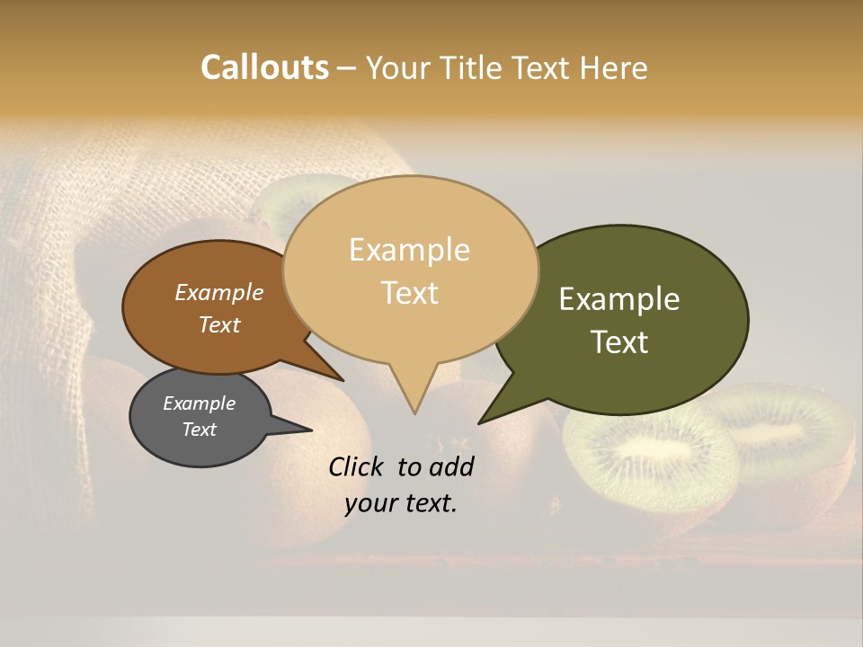 Chinensis Fruto Cortar PowerPoint Template