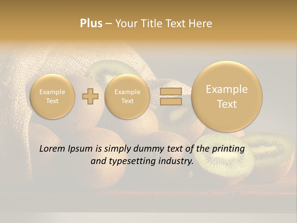 Chinensis Fruto Cortar PowerPoint Template