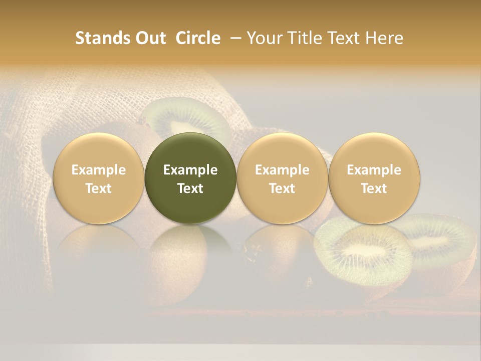 Chinensis Fruto Cortar PowerPoint Template