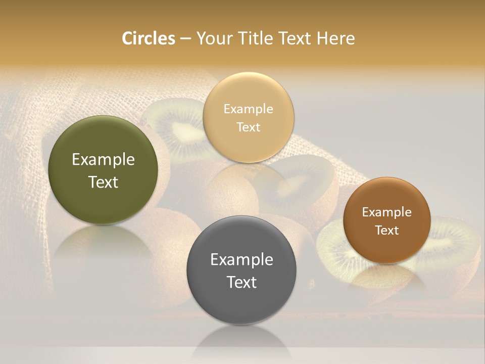 Chinensis Fruto Cortar PowerPoint Template