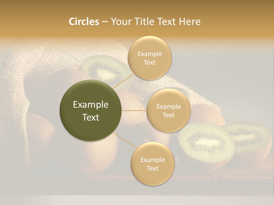 Chinensis Fruto Cortar PowerPoint Template