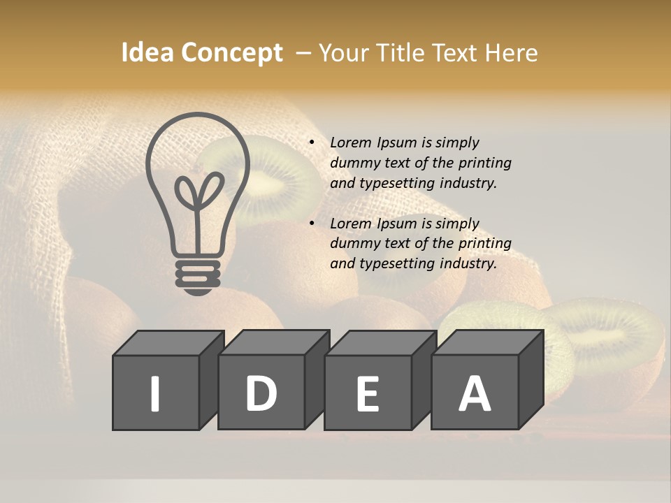 Chinensis Fruto Cortar PowerPoint Template