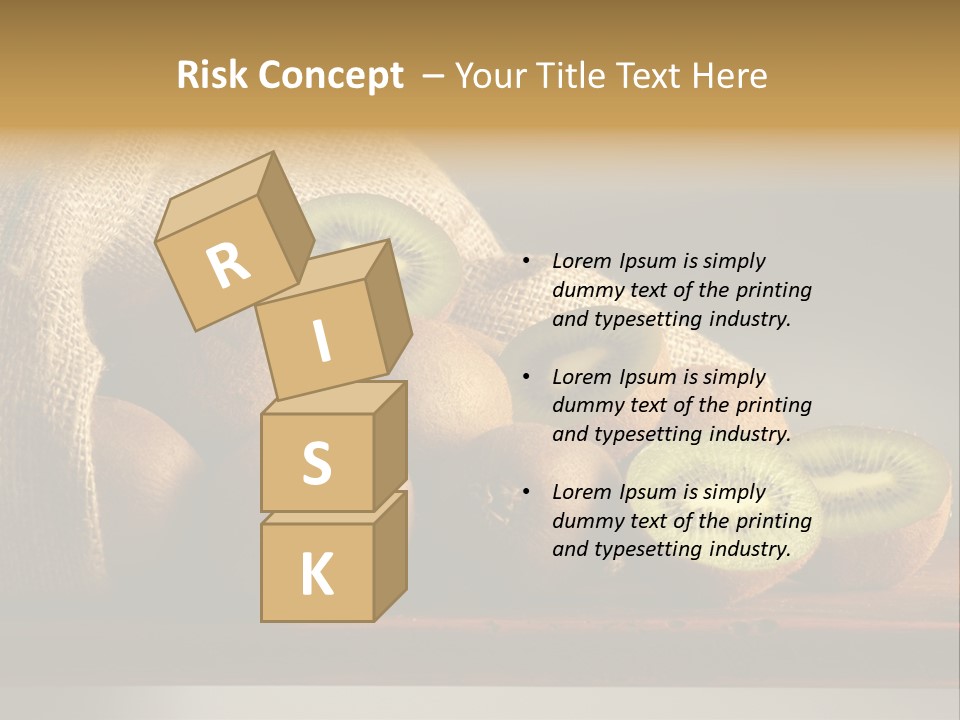 Chinensis Fruto Cortar PowerPoint Template