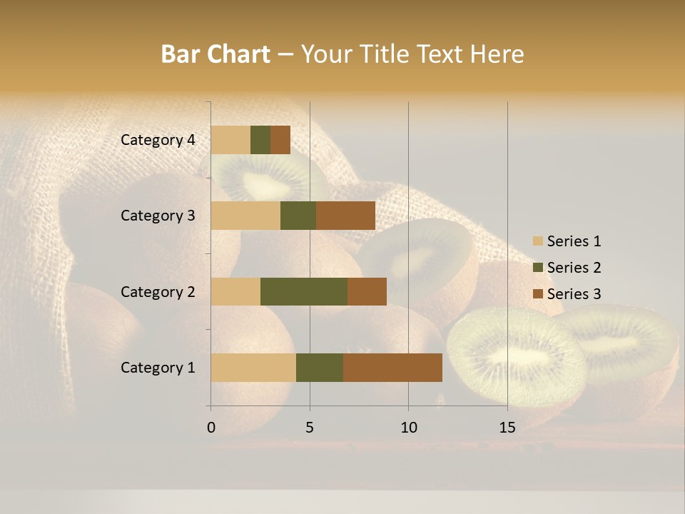 Chinensis Fruto Cortar PowerPoint Template