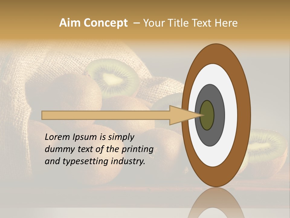 Chinensis Fruto Cortar PowerPoint Template