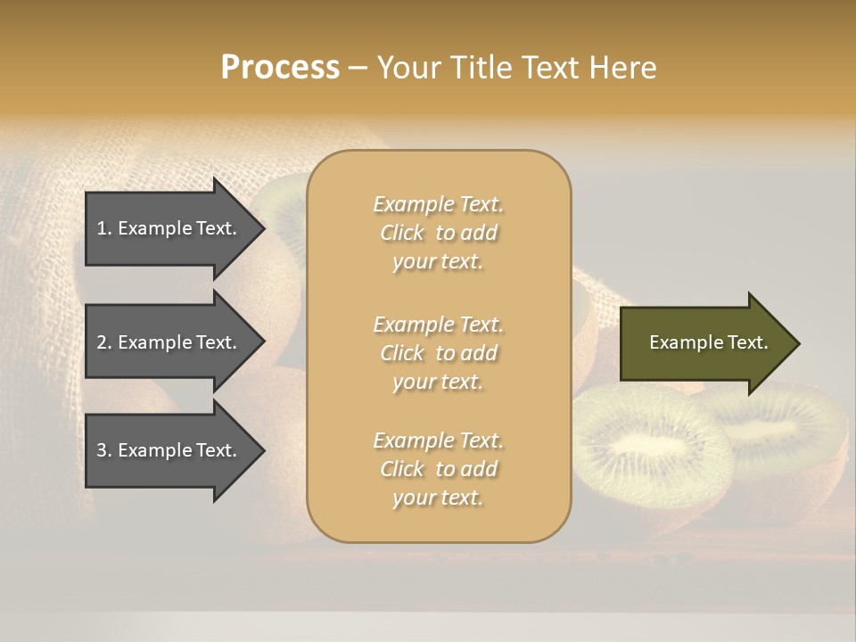 Chinensis Fruto Cortar PowerPoint Template
