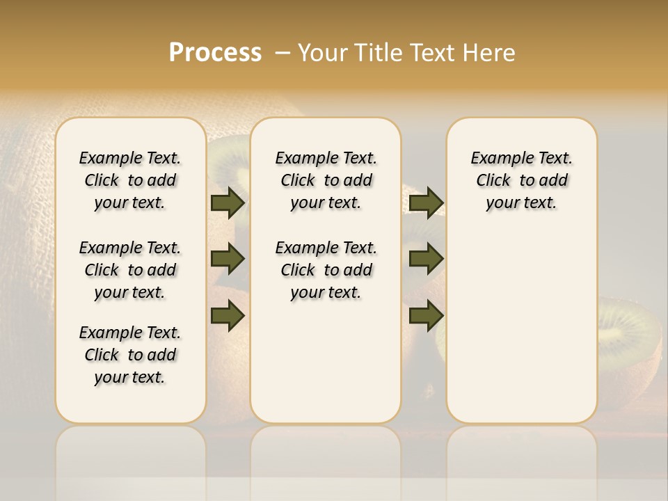 Chinensis Fruto Cortar PowerPoint Template