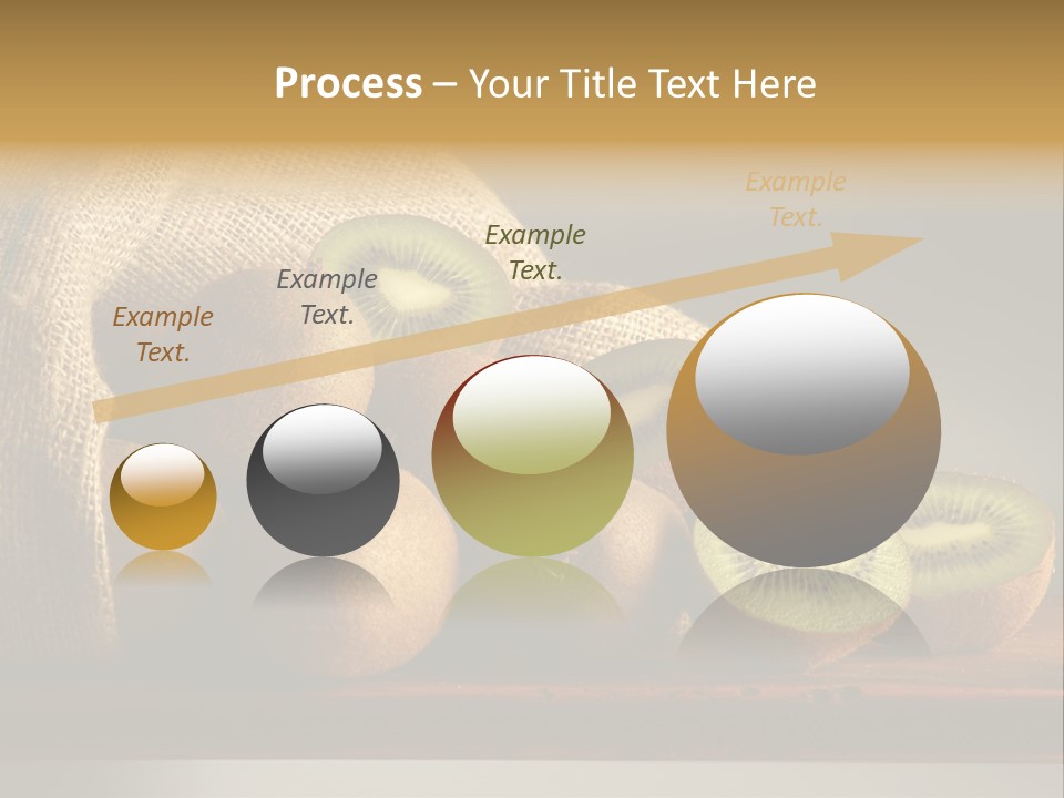 Chinensis Fruto Cortar PowerPoint Template