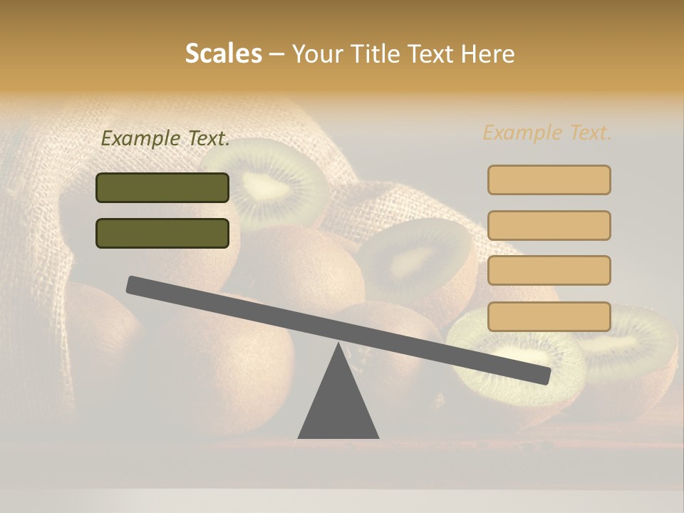 Chinensis Fruto Cortar PowerPoint Template