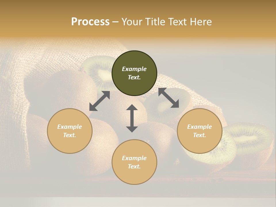 Chinensis Fruto Cortar PowerPoint Template
