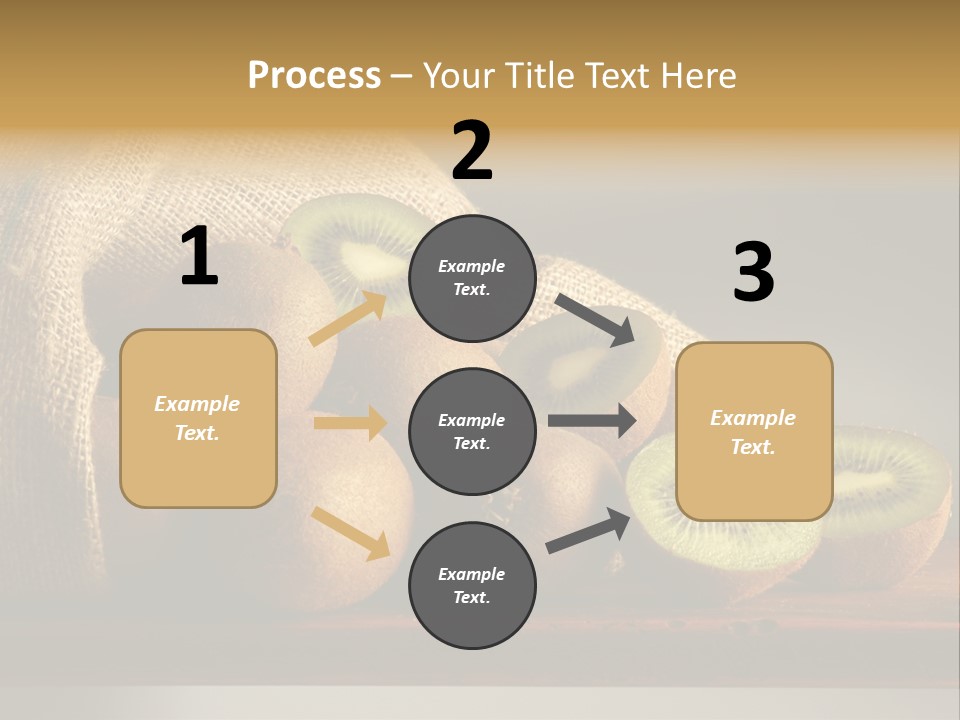 Chinensis Fruto Cortar PowerPoint Template