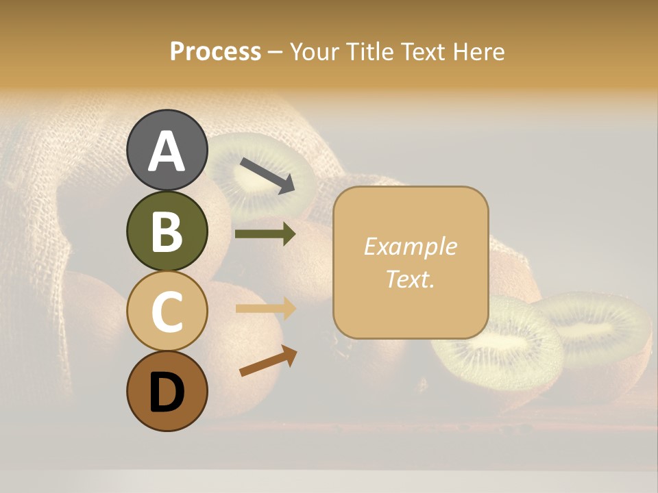 Chinensis Fruto Cortar PowerPoint Template
