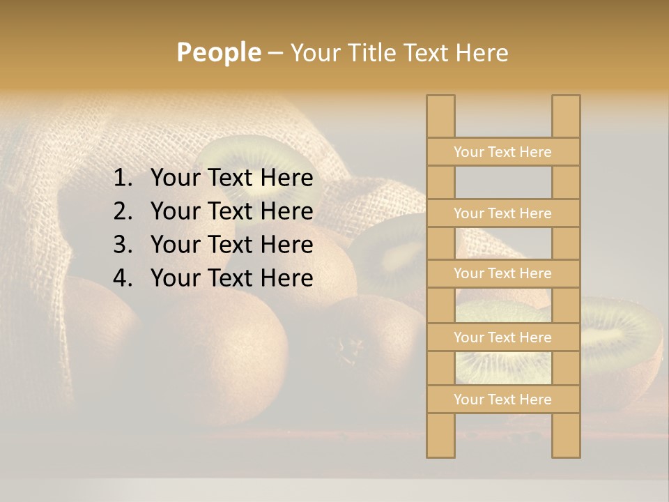 Chinensis Fruto Cortar PowerPoint Template