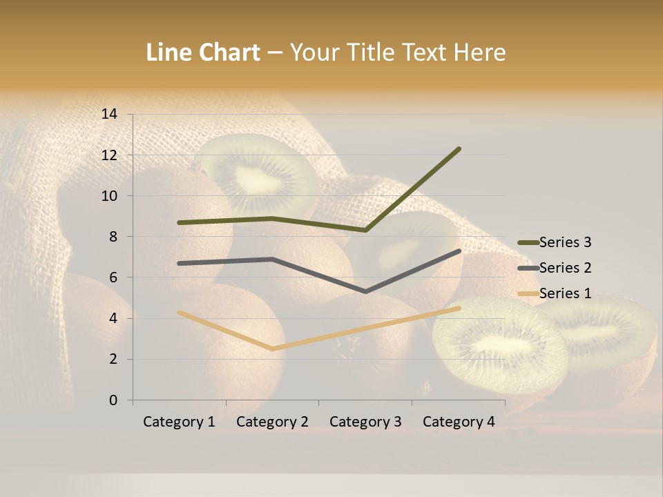 Chinensis Fruto Cortar PowerPoint Template