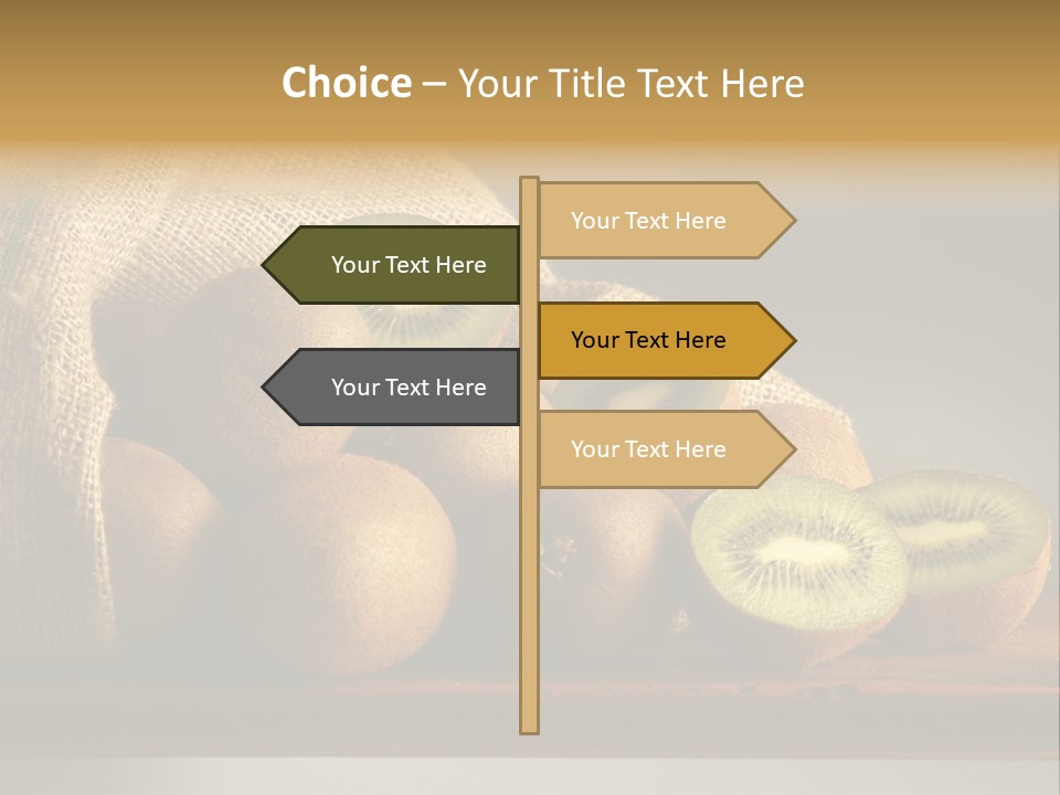 Chinensis Fruto Cortar PowerPoint Template