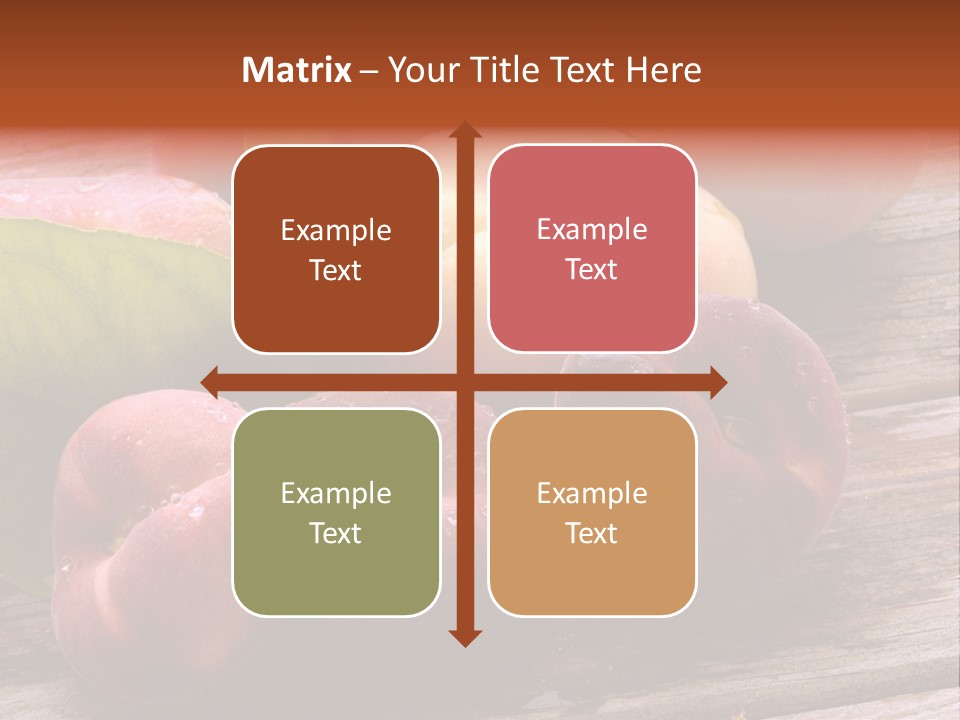 Pessego Persica Nectarina PowerPoint Template