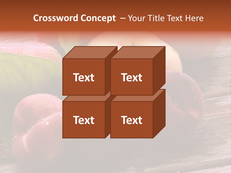 Pessego Persica Nectarina PowerPoint Template