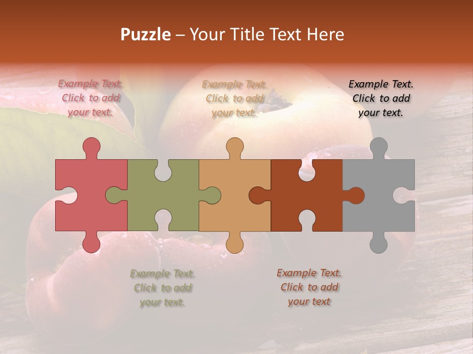 Pessego Persica Nectarina PowerPoint Template