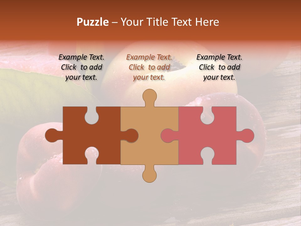 Pessego Persica Nectarina PowerPoint Template