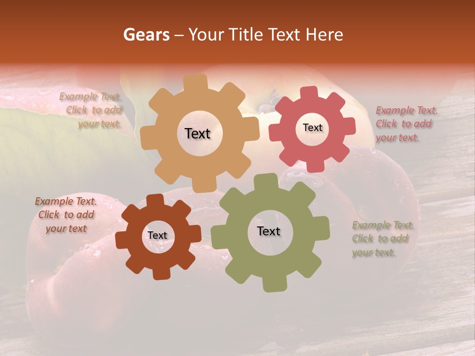 Pessego Persica Nectarina PowerPoint Template