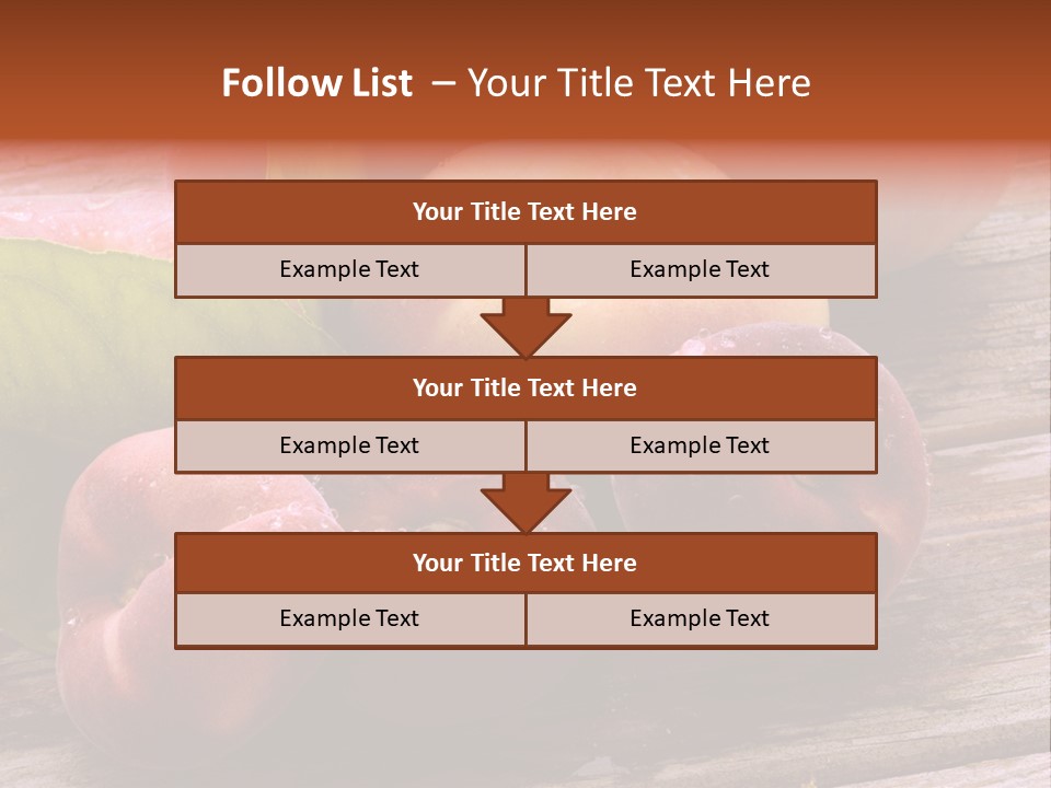 Pessego Persica Nectarina PowerPoint Template